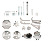 Chrome Engine Bracket Set for Chevy Small Block (1969–1987)