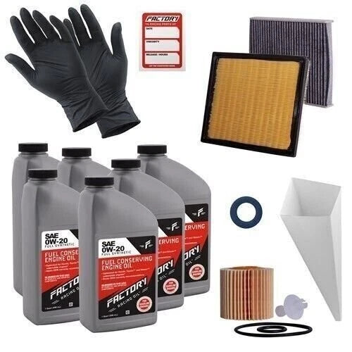 0W20 Oil Change Kit for Toyota Avalon Camry Highlander (2013–2023)