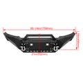 Front Bumper Face Bar w/LED Lights & Winch Plate for Toyota Tacoma (2005–2015)