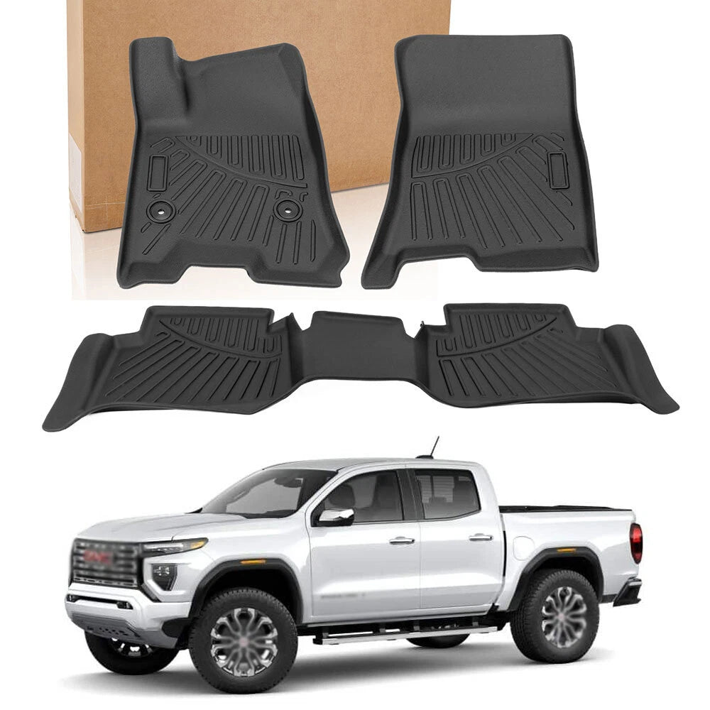 3D Waterproof Floor Mats Liners for Chevrolet Colorado/GMC Canyon (2023–2025)