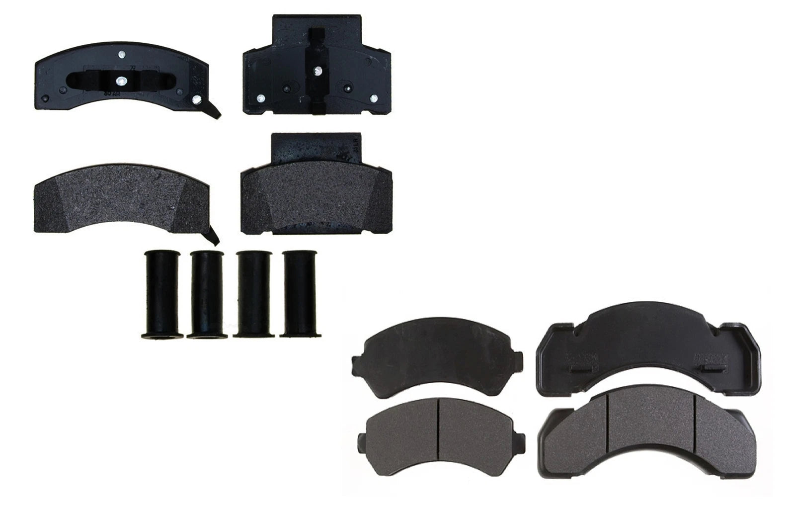 Set of 4 Semi-metallic Brake Pads for Chevy GMC C3500 (1999–2004)