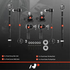 8x Front Sway Bar & Tie Rod for Saturn LS (2000-2004)