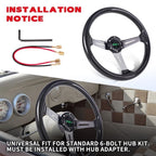 14 Inch Acrylic Steering Wheel for EZGO TXT/Club Car/Yamaha