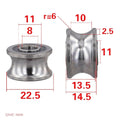 Track Pulley Sliding Rollers Bearing 22mm for Industrial Use (U22 T22)