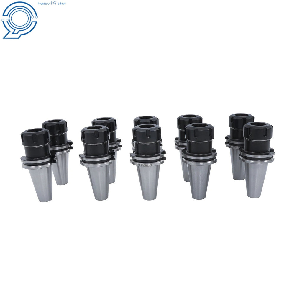 10pcs CAT40 ER32 70mm Collet Chuck CNC Mill Tool Holder Set