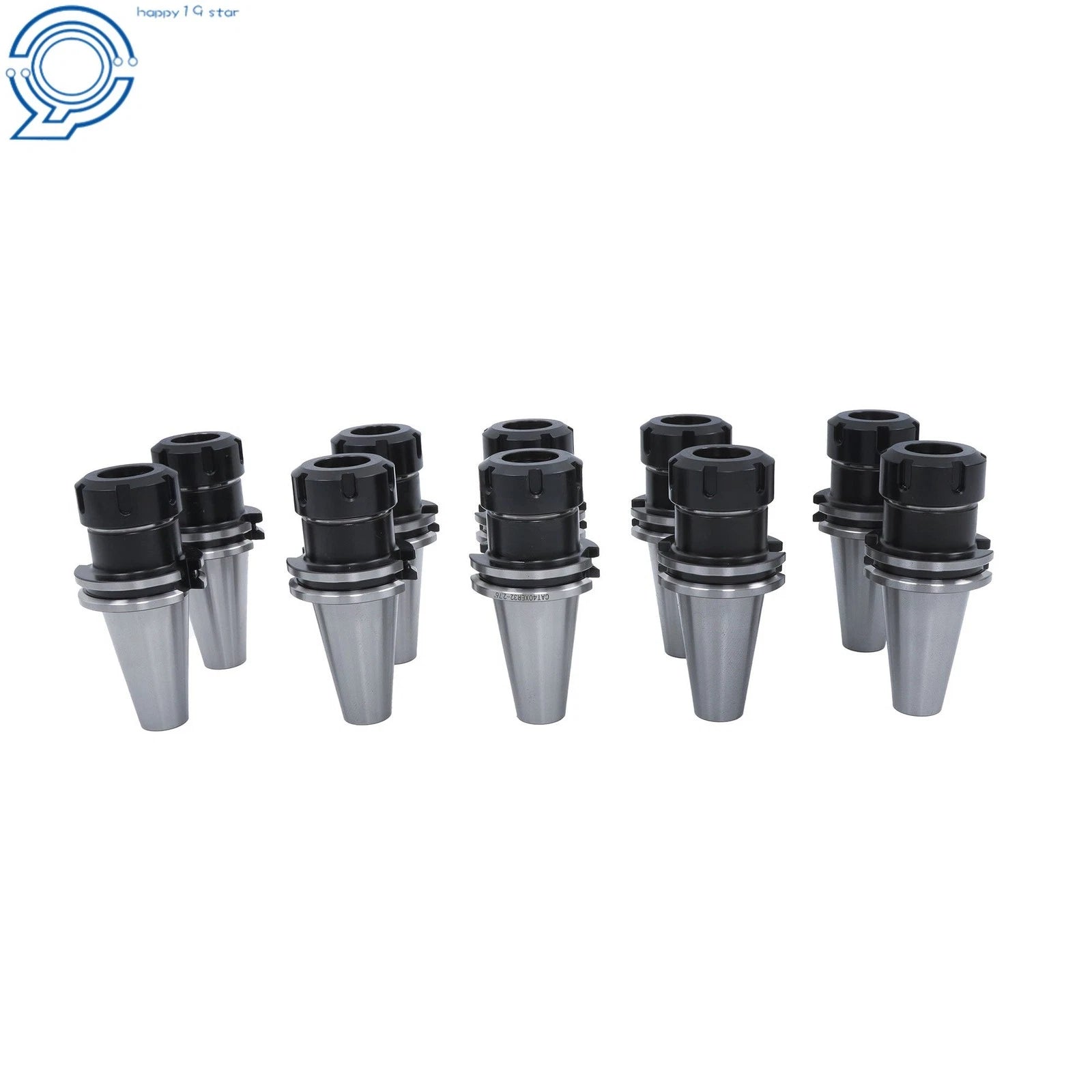 10pcs CAT40 ER32 70mm Collet Chuck CNC Mill Tool Holder Set