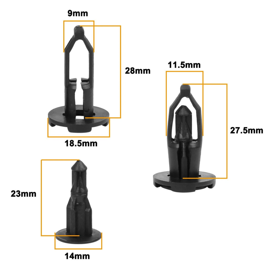 20x Fender Clips for Toyota (9mm)