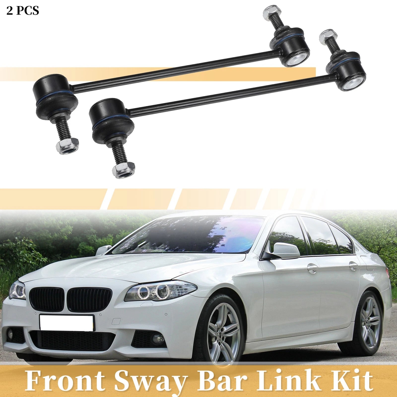 2pcs Front Stabiliser Sway Bar Link for BMW 524td (1985–1986) No. 31351134582