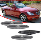 Set of 4 Clear Side Marker Light Covers for Lexus SC 430 (2002–2010)