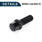 20 Pcs M14x1.5mm Ball Seat Wheel Lug Bolt 35mm Shank for Volkswagen Audi 