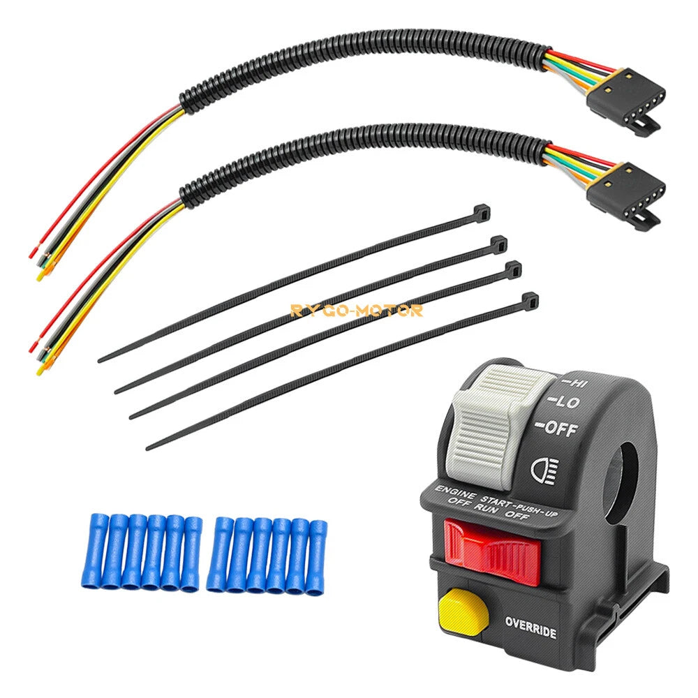 Handlebar Switch with Pigtail Harness for Polaris Scrambler 400, Xplorer 250