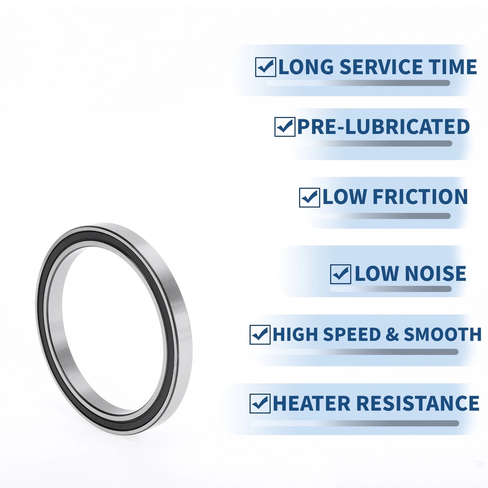 Deep Groove Ball Bearing 6816DDU for Scooter Skateboard (P0 80x100x10mm)