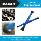 2Pcs Valve Lapping Grinding Sticks with Suction Cups for Automotive