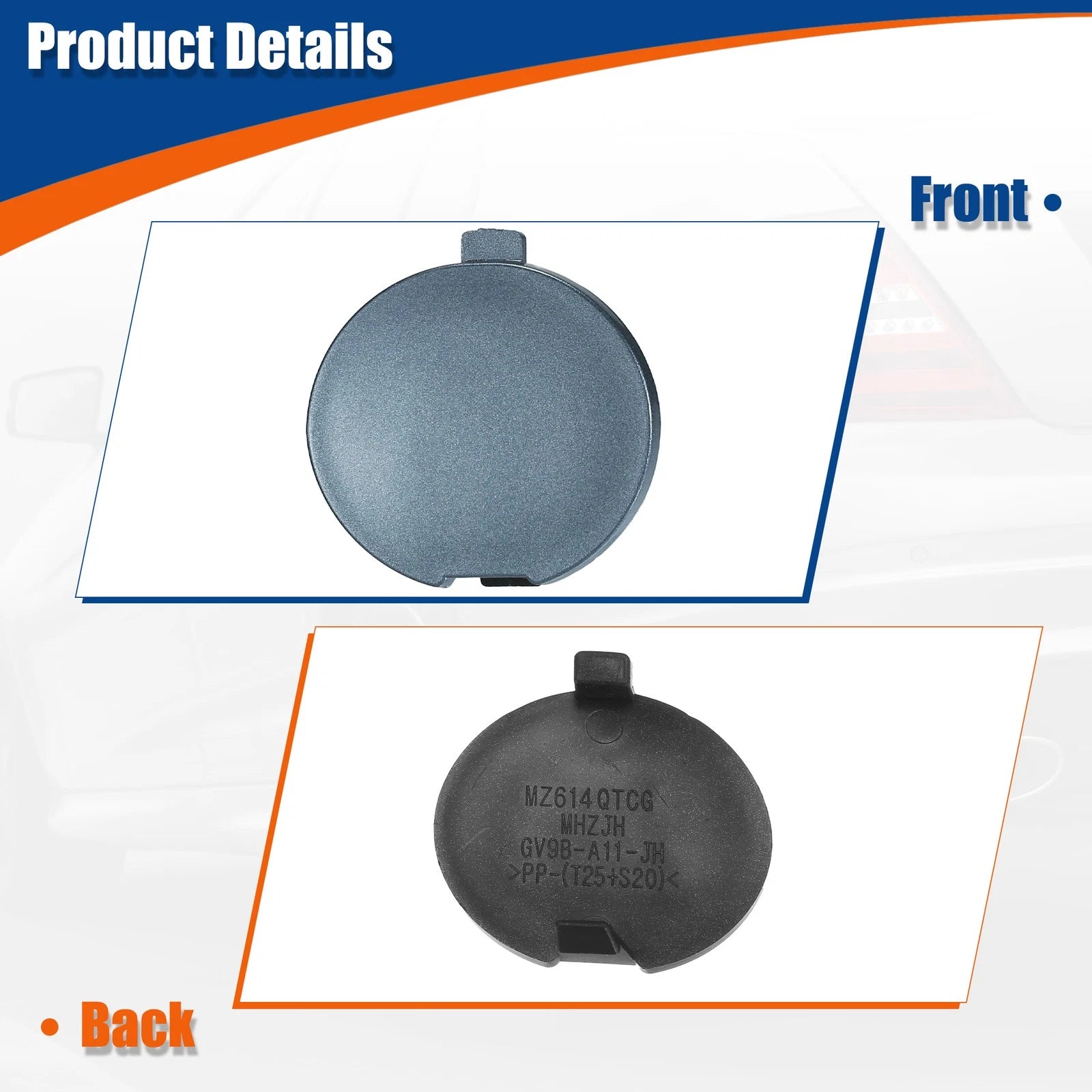 Tow Hook Cover for Mazda 6 (2014–2016) No.GHP950A11A Blue
