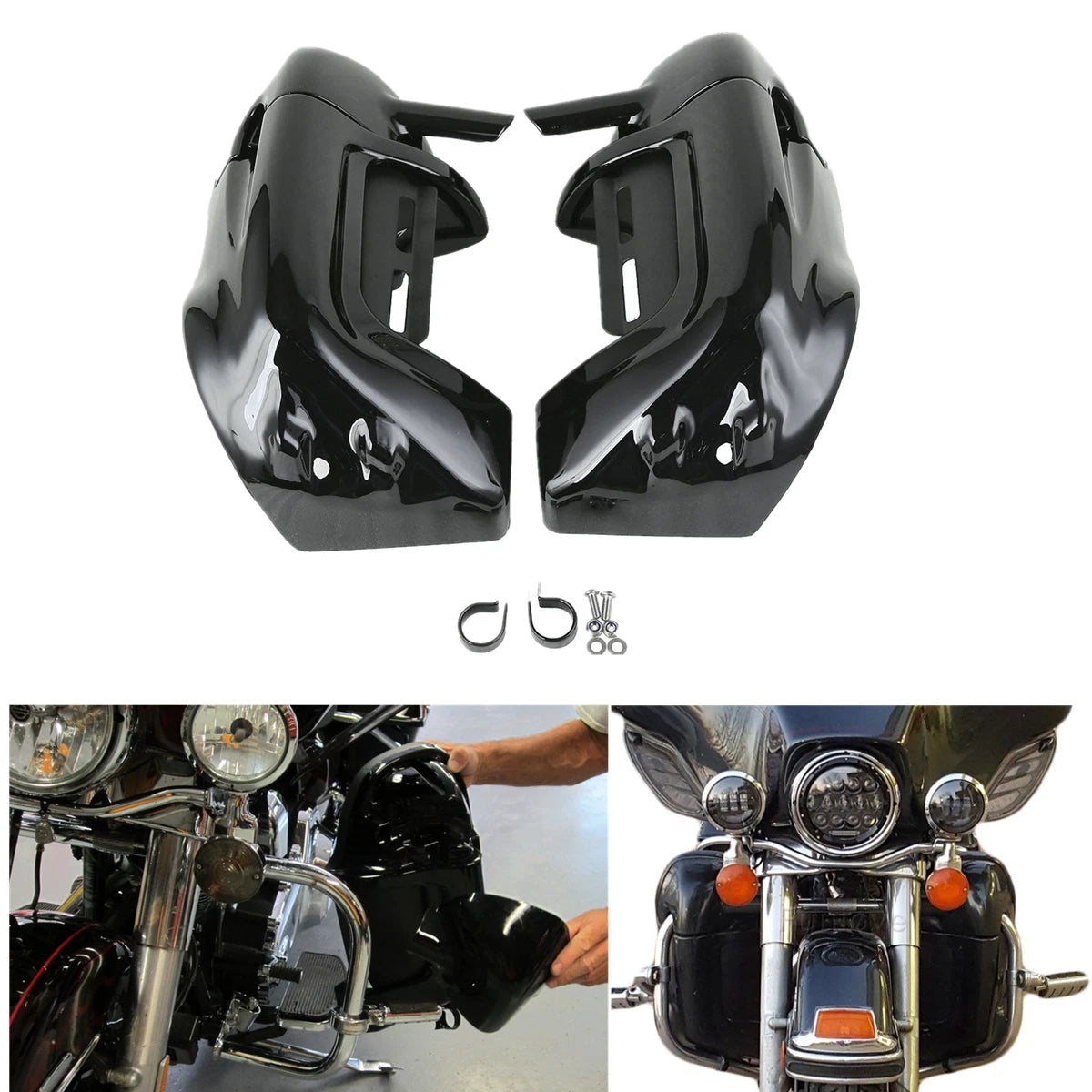 Lower Vented Leg Fairing for Harley Touring Street Road Glide (1983–2013)