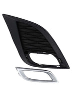 Set of 2 Front Fog Light Grills for Mazda 3 (2010–2011)