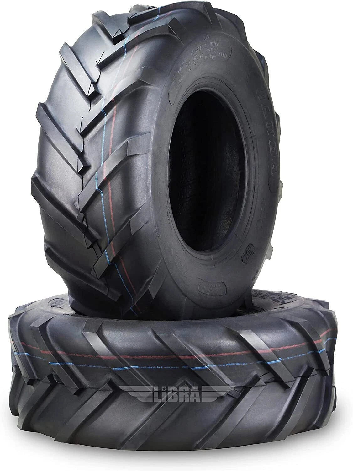 2 Turf Tires for Lawn Mower Agriculture Farm Tractor Cart (13x5-6)