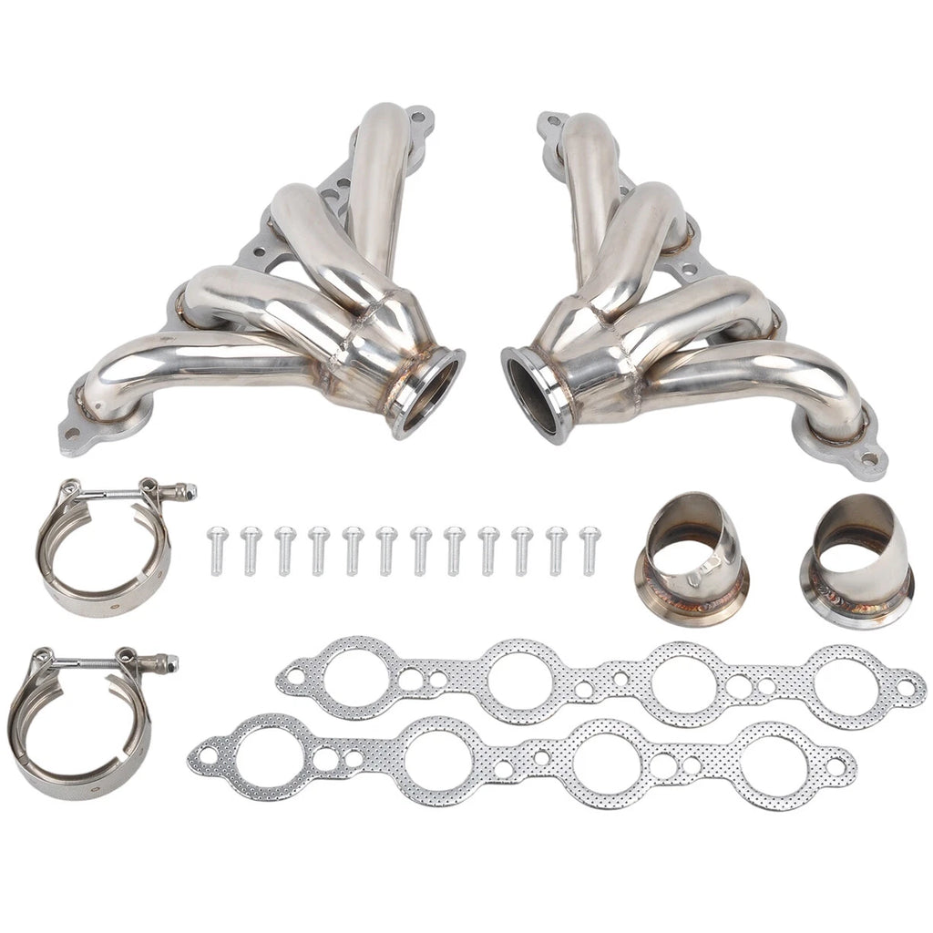 Shorty Exhaust Header for Chevy LS Universal Swap (1923–1967) LS1 LS2 LS3 LS6 LS9