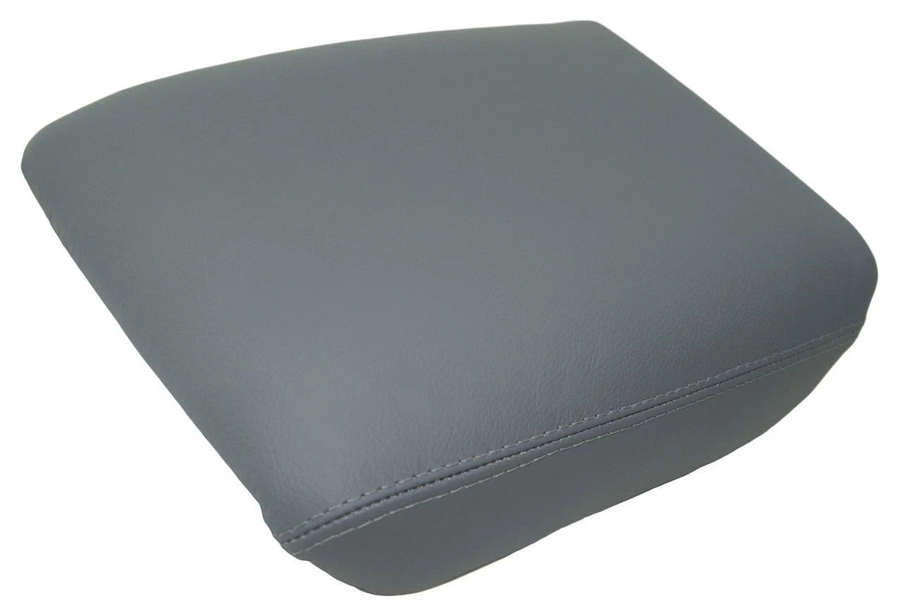 Center Console Armrest Cover for Honda Pilot (2003–2008) Gray Leather Synthetic