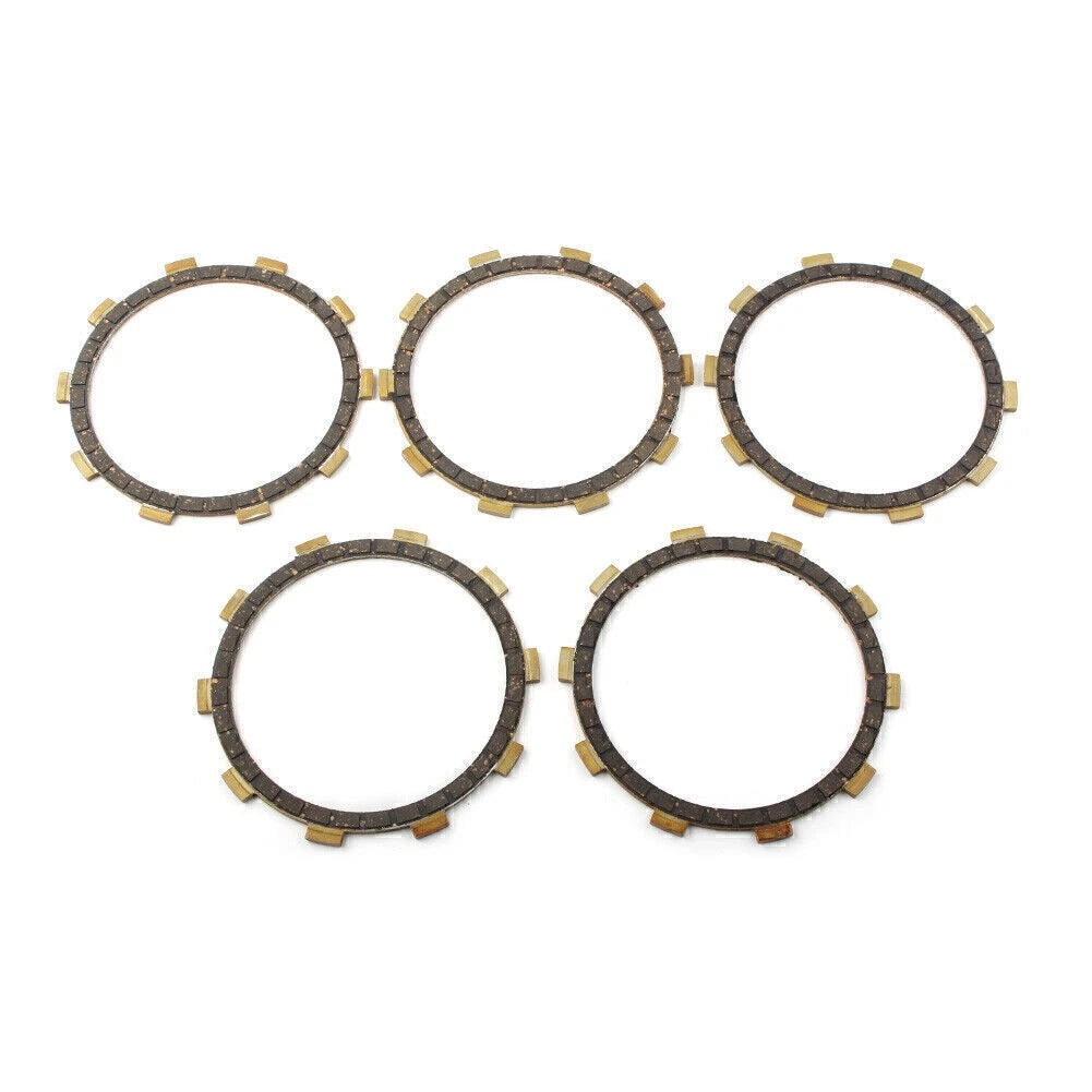 Set of 5 Clutch Friction Discs for Yamaha CT1 AT1 AT2 DT100/125 DT175 (1968–1979)