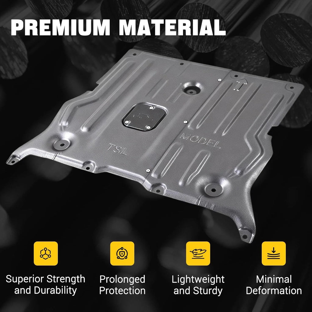 Front Skid Plate for Tesla Model 3, Model Y (2017–2025) Splash Shield Cover