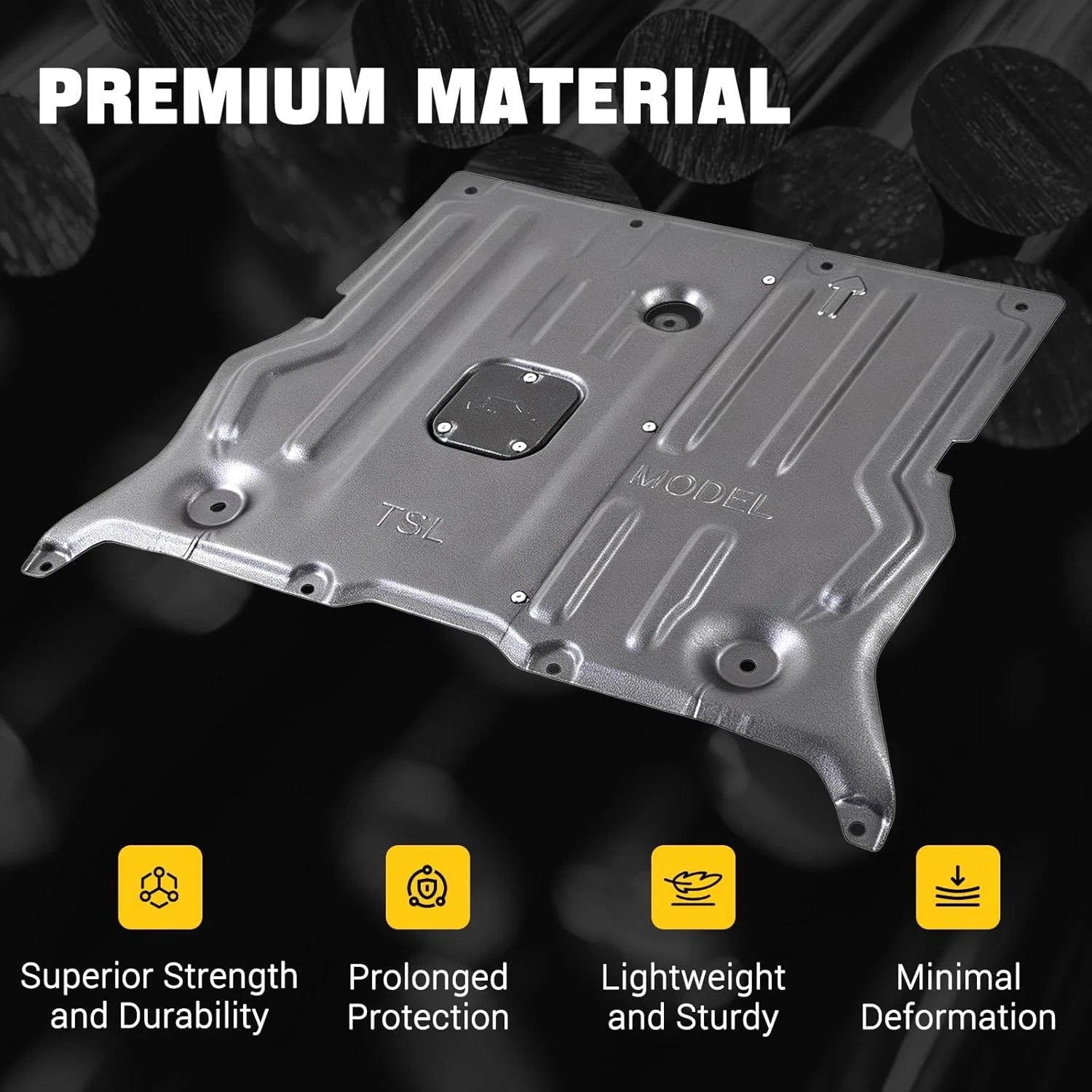 Front Skid Plate for Tesla Model 3, Model Y (2017–2025) Splash Shield Cover
