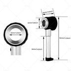 45x Magnifying Glass Loupe with 3 LED Lights for Jewelry Inspection