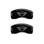 Caliper Covers Set of 4 Black Front for Ford Falcon (2000–2001)