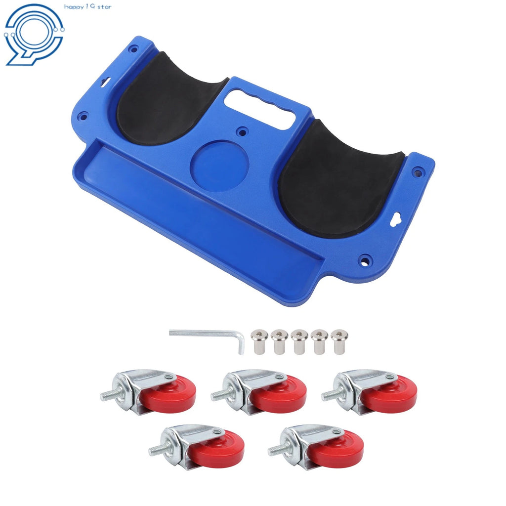 Rolling Knee Creeper Pad with Tool Tray and Swivel Wheels