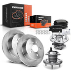 Rear Disc Rotor & Ceramic Brake Pad for Toyota Camry/Avalon (2012–2017)
