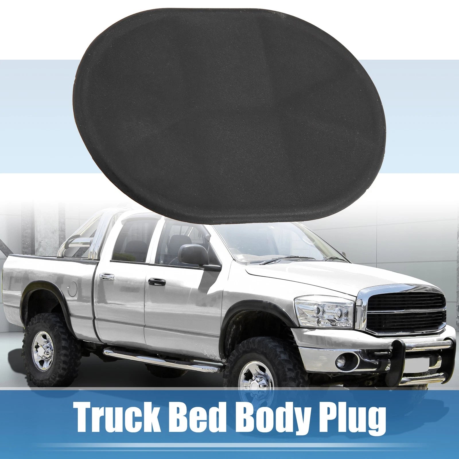 Truck Bed Body Plug for Dodge Ram (55359234AC, 55359234AB) Black Plastic