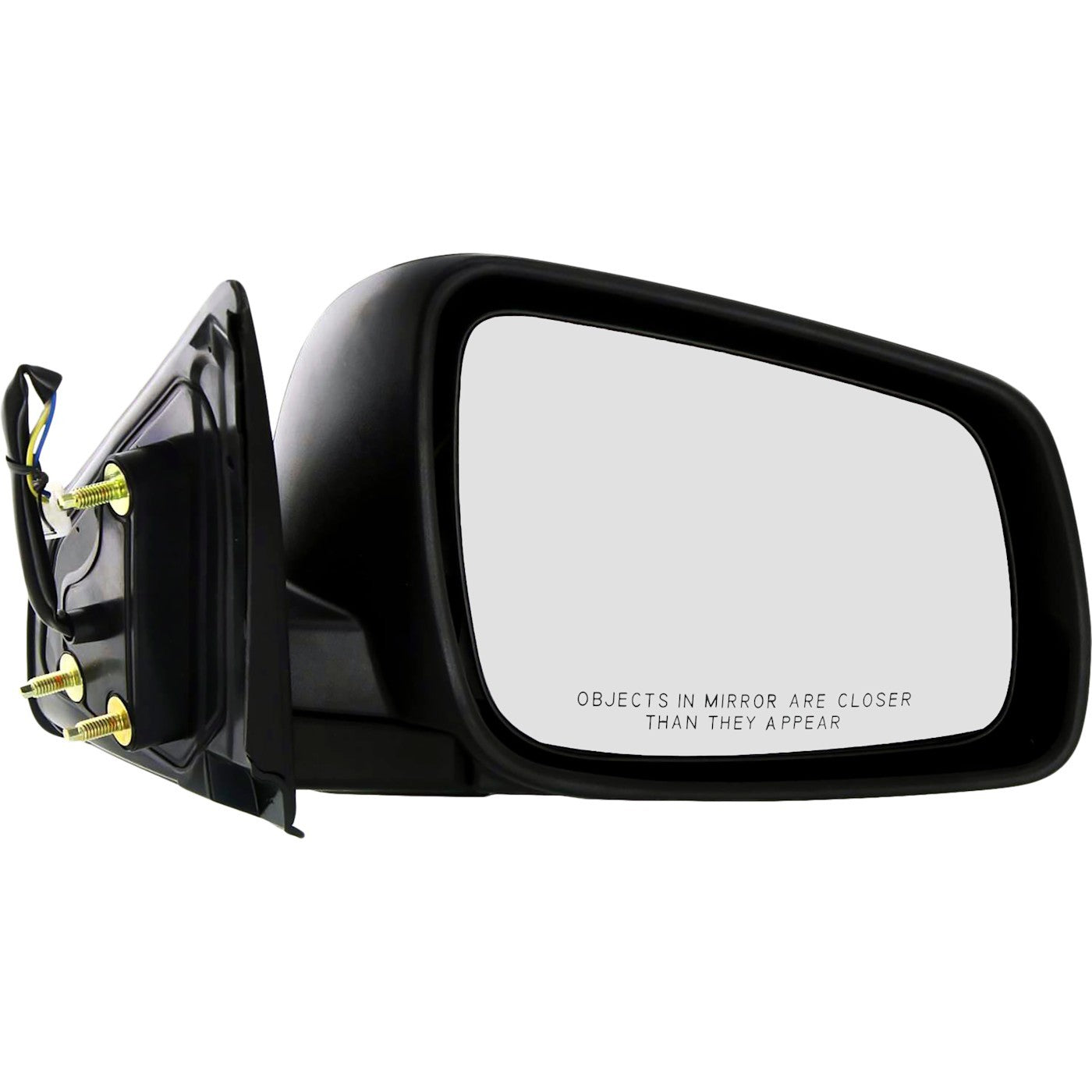 Power Mirror for Mitsubishi Lancer (2008–2014) Passenger Side Textured Black