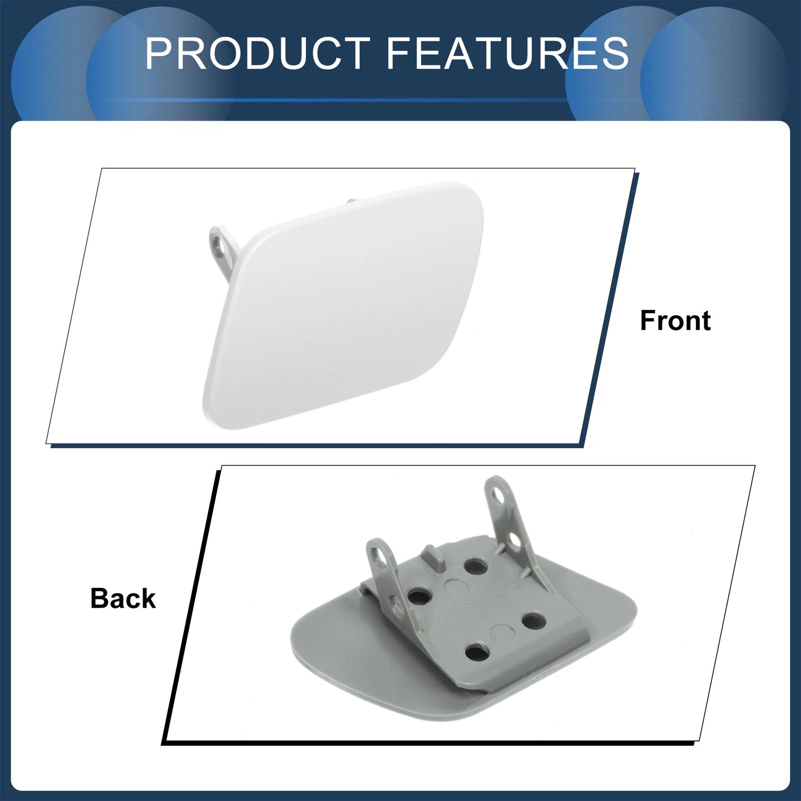 Front Left Washer Nozzle Cover Cap for Volkswagen Touareg 7L MK1 (2002–2006)