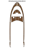 EVA Foam Teak Deck Flooring Mat for Cobalt 233 BR (1997)