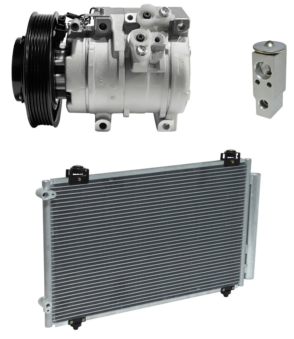 AC Compressor Kit with Condenser for Toyota Corolla 1.8L (2004–2008)