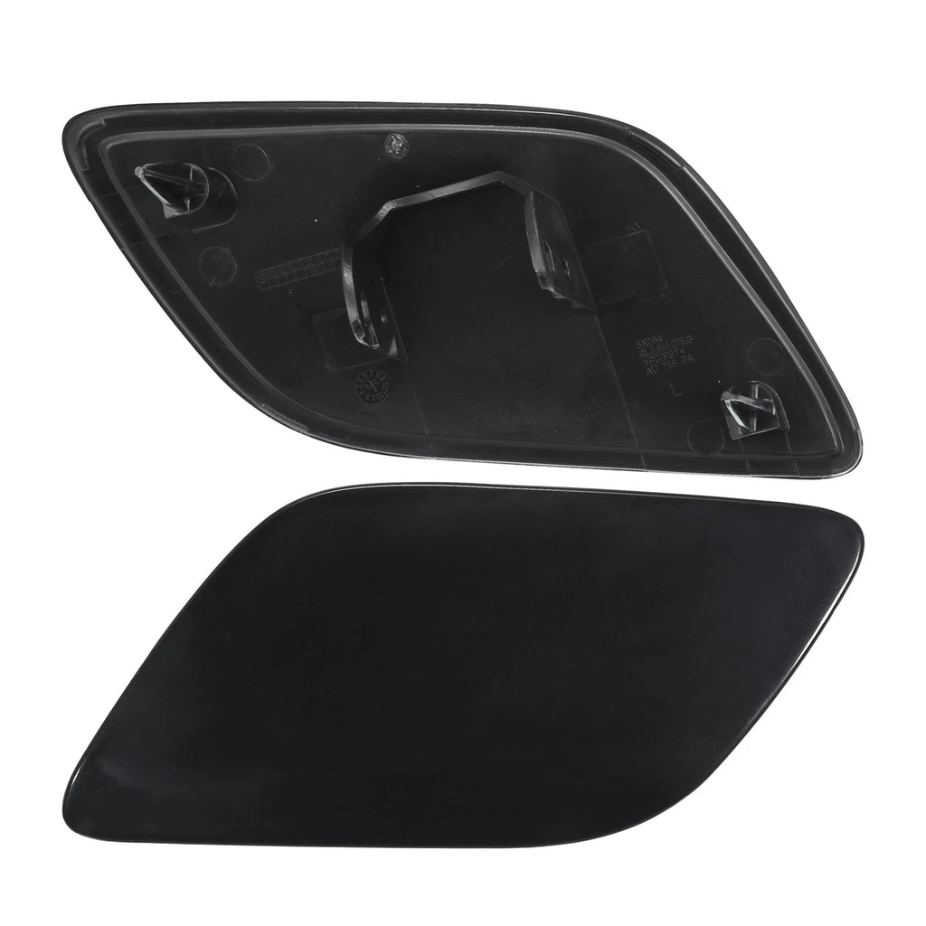 Front Left Headlight Washer Nozzle Cover for Audi Q7 (2007–2015) - Black