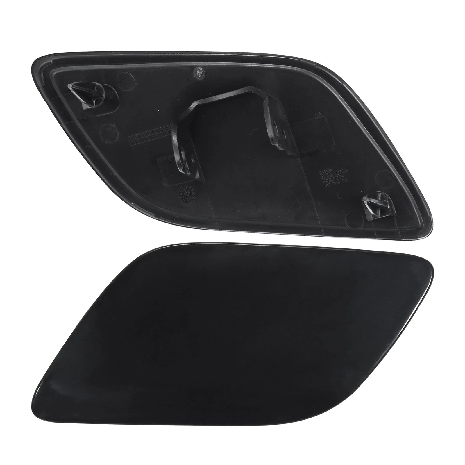 Front Left Headlight Washer Nozzle Cover for Audi Q7 (2007–2015) - Black