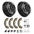 Front Brake Drums Shoes Kit for Kawasaki Mule 3000 3010 4000 4010 (2001-Up)