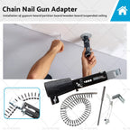 Drill Attachment for Automatic Screw Gun Adapter Chain Nail Gun