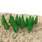 80Pcs 5.8cm Model Trees for Train Railway Landscape Decor