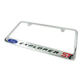 License Plate Frame Chrome for Ford Explorer ST (2023–2024)