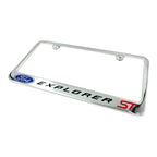 License Plate Frame Chrome for Ford Explorer ST (2023–2024)