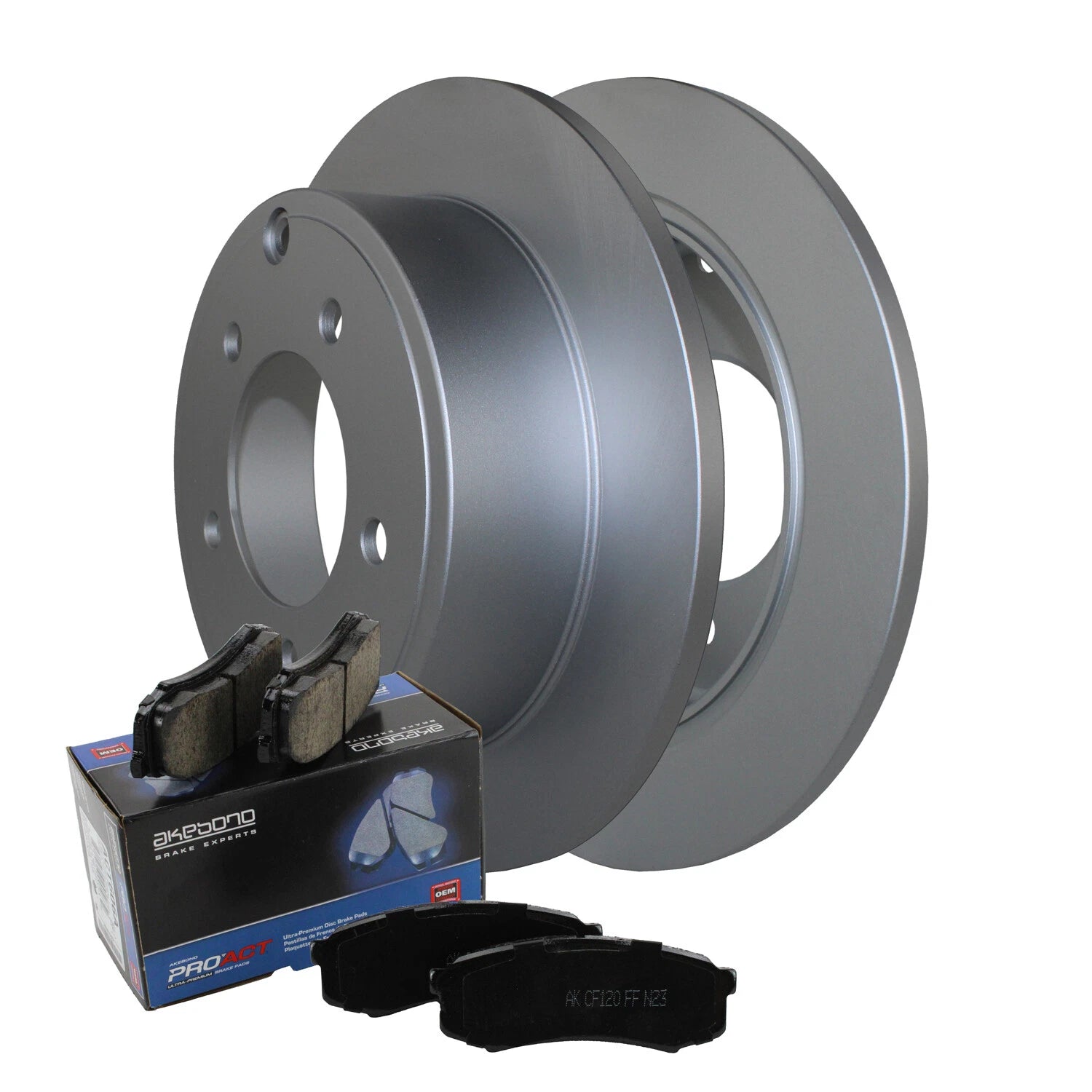 Rear Brake Kit 262mm Disc Akebono Ceramic Pad for Chrysler Dodge Jeep Mitsubishi