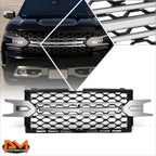 Badgeless Honeycomb Mesh Front Grille for Chevrolet Silverado 1500 LTD (2019–2022)