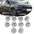 Set of 10 Wheel Nuts for Hyundai Kia Elantra (2011–2023) Carbon Steel 1.5
