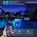 2X LED RGB Interior Floor Lights for Universal Vehicles (APP Control)