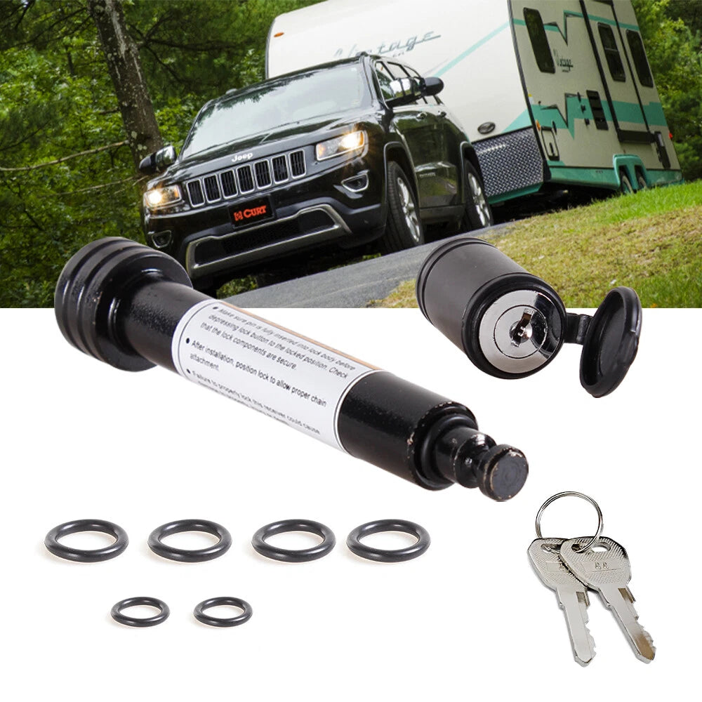 Set of 2 Trailer Hitch Locking Pins for 2" Receiver