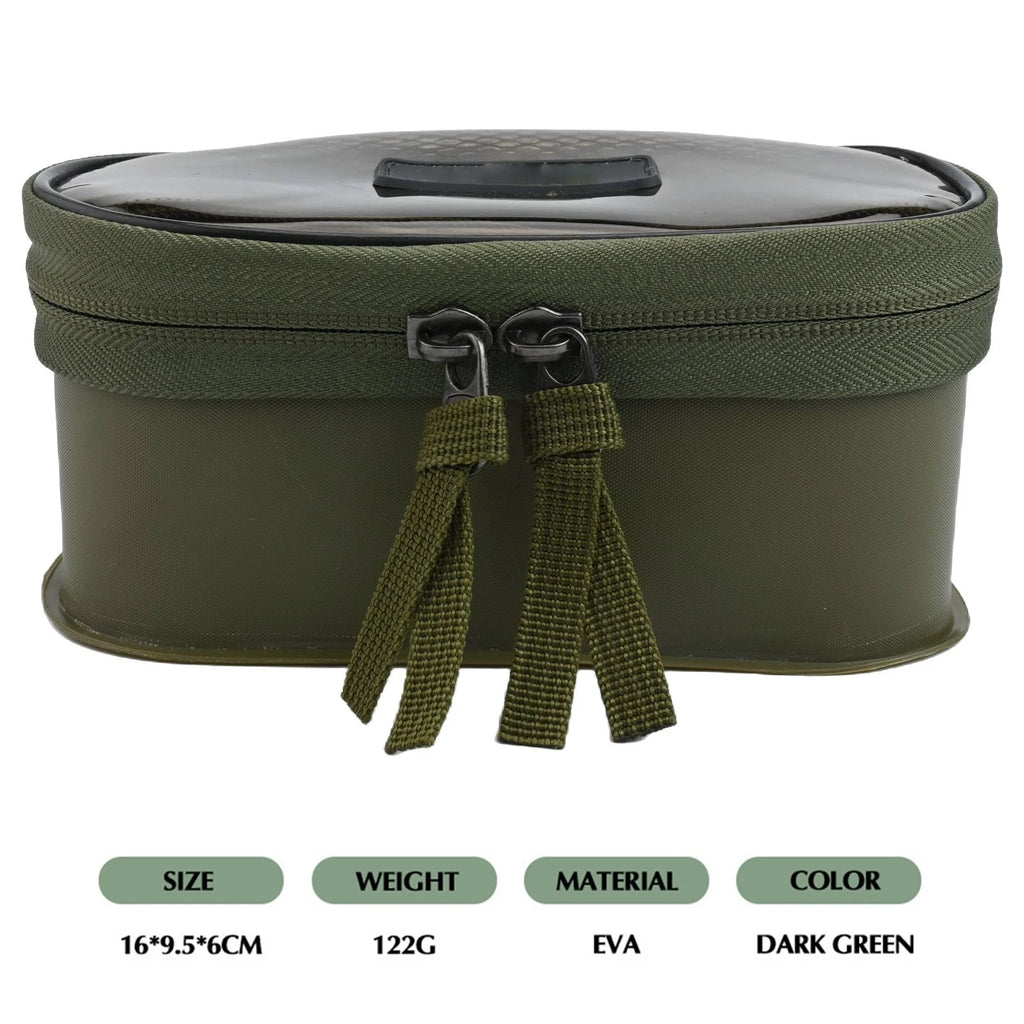 EVA Fishing Storage Bucket with Transparent Lid for Easy Identification