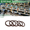 Set of 5 Oil Seal Rotary Shaft Seal FKM Rubber 50x58x5.5mm