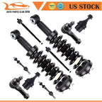 Front Struts Spring Assembly Sway Bar Tie Rods for Ford F-150 (2005)